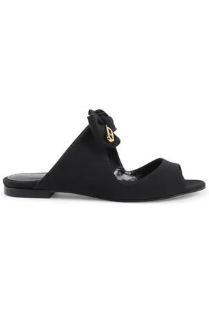 DEE OCLEPPO Bow Slides Mules Women Slip Ons