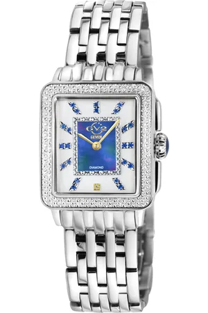 GV2 by Gevril Padova Gemstone White Dial 12332B Swiss Quartz Watch