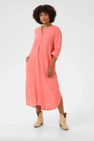 Cream Ethnic Geo Tea Print Bellis Dress Geometric