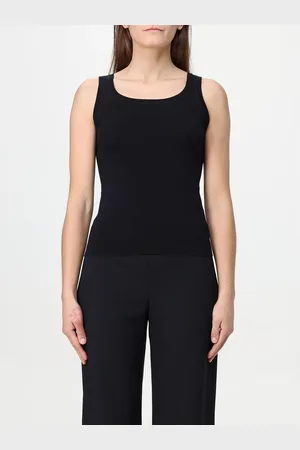 Max Mara Ribbed Knit Sleeveless Top Women - Beige