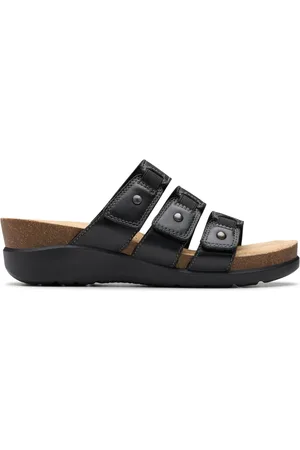 Clarks Calenne Lily Leather Wedges