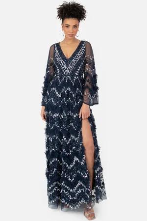 Maya Deluxe Fully Embellished Maxi Dress