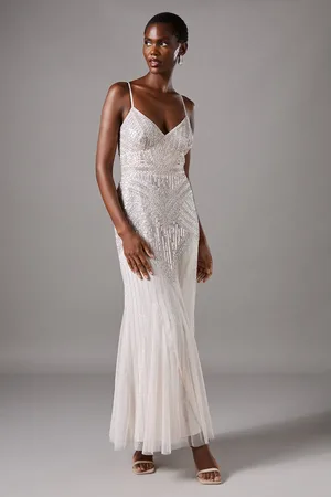 Coast Deco Embellished Cami Maxi Dress