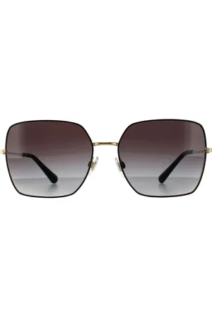 Dolce & Gabbana Square Gold Grey Gradient DG2242 Sunglasses