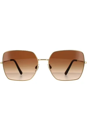 Dolce & Gabbana Square Dark Brown Gradient DG2242 Sunglasses