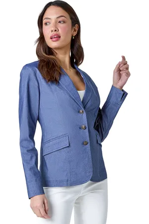 Roman Denim Stretch Blazer