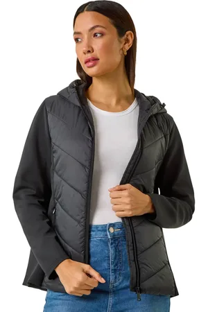 Roman Contrast Hooded Padded Jacket