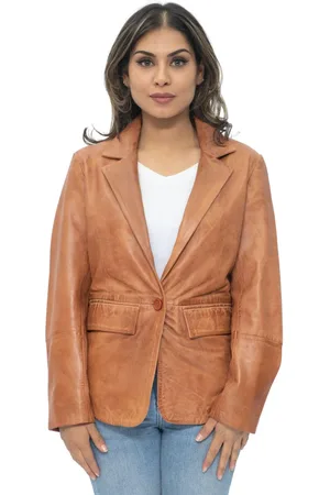 Infinity Soft Leather Blazer Jacket-Apeldoorn