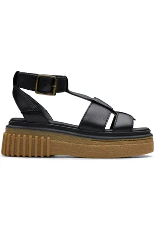 Clarks Evamar Sun Leather Wedges