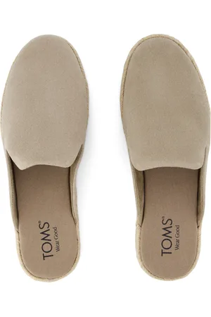 TOMS Santiago Mule Espadrille Dark Natural