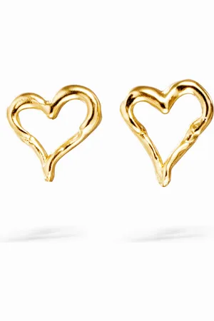 Desigual Zalio gold-plated heart earrings - - U