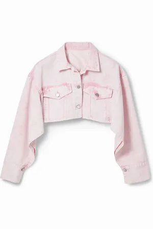 Desigual Maitrepierre cropped denim jacket - - M