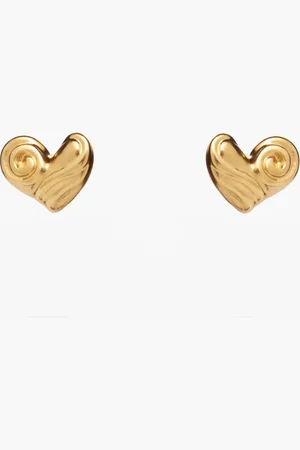 Desigual Zalio gold-plated heart stud earrings - - U