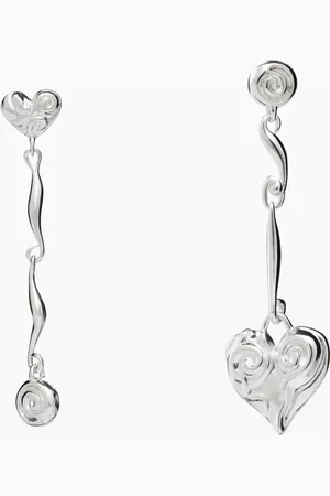 Desigual Zalio gold-plated asymmetric earrings - - U