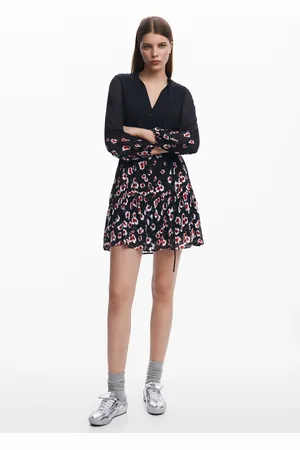 Desigual Short floral dress - - XL