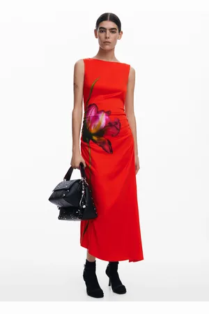 Desigual Orchid asymmetrical dress - - L