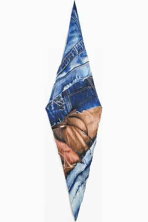 Desigual Denim-inspired scarf - - U