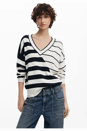 Desigual Striped sweater - - L