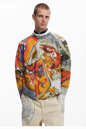 Desigual Ethnic print sweater - - L