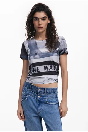 Desigual Signal print T-shirt - - L