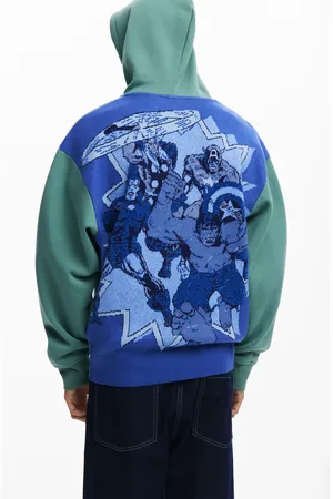 Desigual Marvel™ zip-up sweatshirt - - L