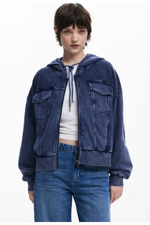 Desigual Denim print sweatshirt - - L