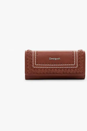 Desigual Braided wallet with topstitching - - U