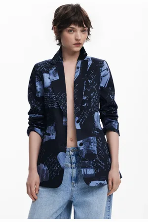Desigual Collage print blazer - - L