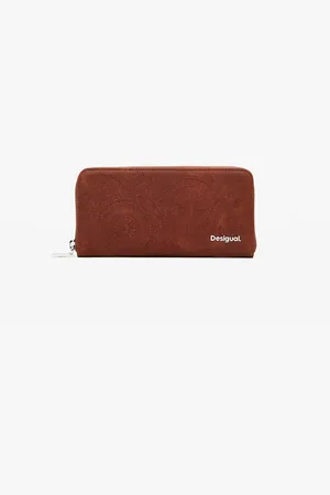 Desigual Large floral embroidery wallet - - U