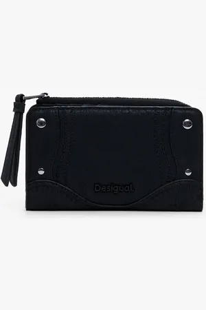 Desigual Medium embroidered faux leather wallet - - U