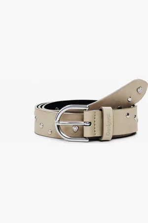 Desigual Studded leather belt - - 85