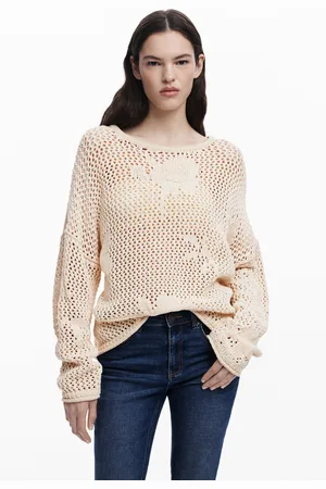 Desigual Fluid openwork sweater - - L