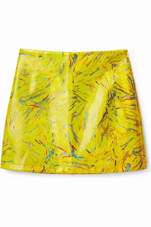 Desigual Arty slim mini skirt - - L