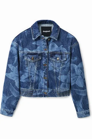 Desigual Floral denim jacket - - S