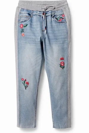Desigual Floral jogger jeans - - S