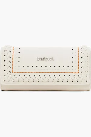 Desigual Braided wallet with topstitching - - U