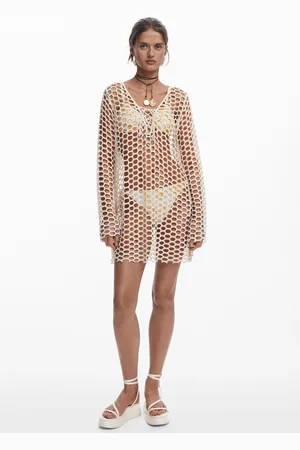 Desigual Crochet beach dress - - L/XL