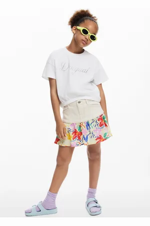 Desigual Combined floral mini skirt - - 9/10