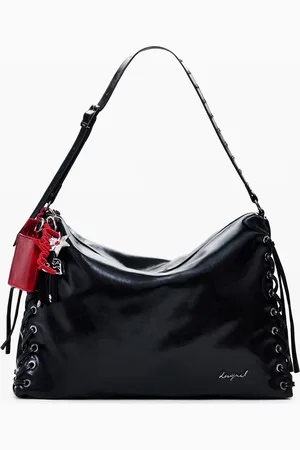 Desigual Large shiny woven bag - - U