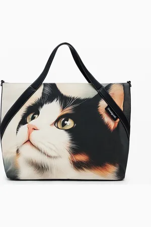 Desigual Large cat shopper bag - - U
