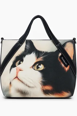 Desigual Large cat shopper bag - - U