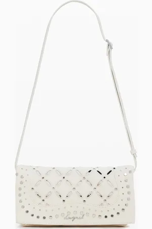 Desigual Medium perforated flap bag - - U