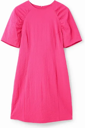 Desigual Short textured dress - - L