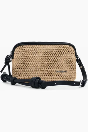 Desigual Small raffia logo wallet - - U