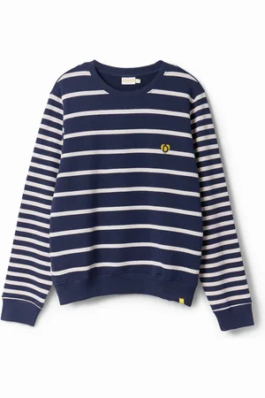 Desigual Striped imagotype sweatshirt - - L