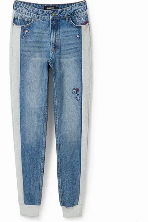 Desigual Embroidered jogger jeans - - S
