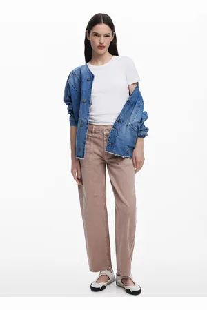 Desigual Balloon jeans with double waist - - 38