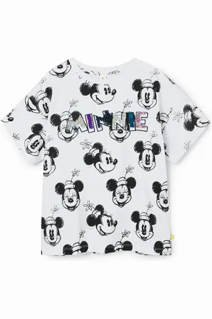 Desigual Reversible sequinned Minnie Mouse T-shirt - - 11/12