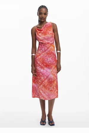 Desigual Multicolor bandana dress - - L