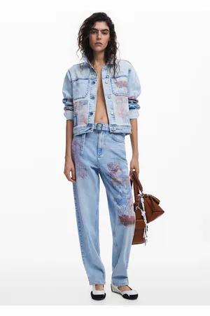 Desigual Straight Hindi Jeans - - 34